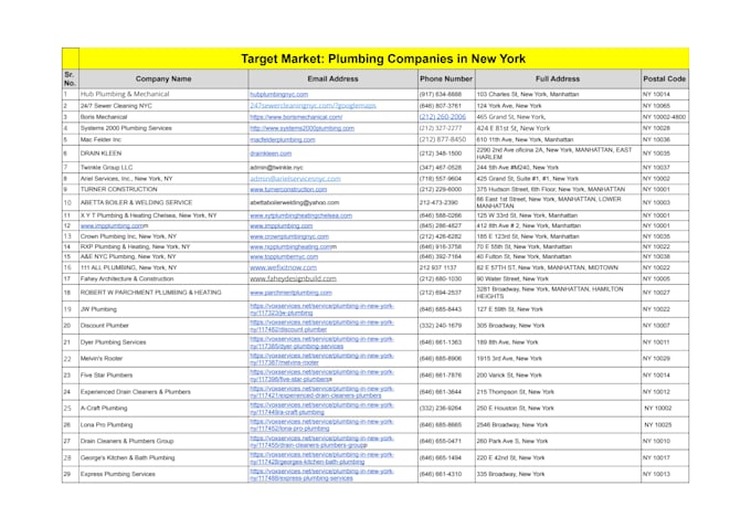 do manual web research and data entry in excel
